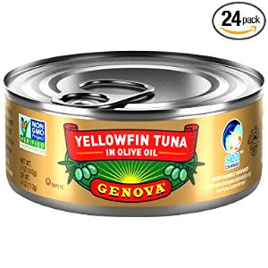 1 can drained (113 g) Yellowfin Tuna in Olive Oil (Can)