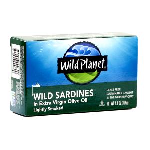 1 can drained (80 g) Wild Sardines in Extra Virgin Olive Oil