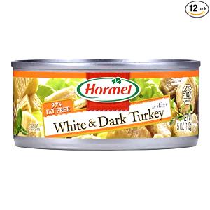 1 can drained (95 g) Chunks of Turkey