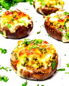 1 Cap Stuffed Portobella Mushrooms