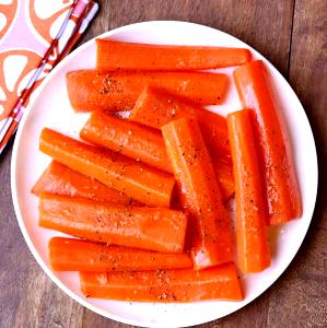 1 Carrot Ball Cooked Carrots (from Frozen, Fat Added in Cooking)