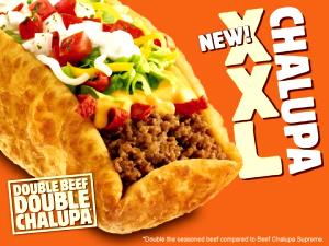 1 chalupa (266 g) XXL Chalupa - Steak