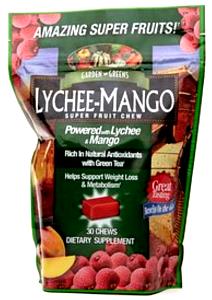 1 chew Lychee-Mango Super Fruit Chew