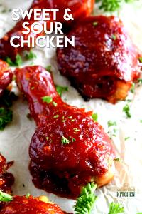 1 Chicken Drumstick With Sauce Sweet and Sour Chicken or Turkey