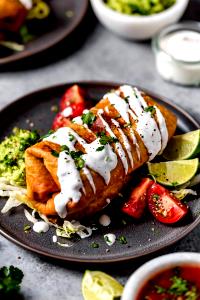 1 chimichanga (142 g) Chimichanga Shredded Chicken