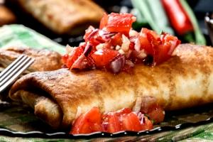 1 Chimichanga Chimichanga with Beef and Tomato