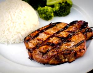 1 chop (95 g) Grilled Pork Chop - Teriyaki