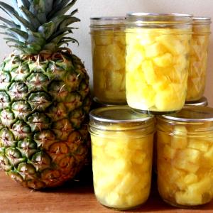 1 Chunk With Liquid Pineapple (Cooked or Canned)