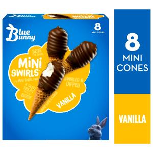 1 cone 100 Calorie Minis Ice Cream Cones - Vanilla