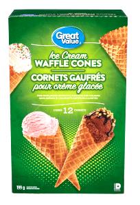 1 cone (21 g) Waffle Cones