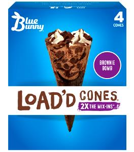 1 cone (92 g) Load’d Cones Brownie Bomb