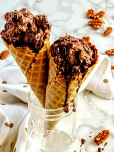 1 cone German Chocolate Ice Cream (Love It)