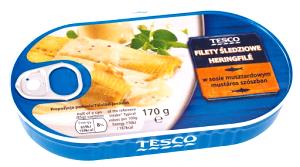 1 container (100 g) Herring Fillets in Mustard Sauce