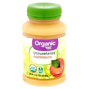 1 container (111 g) Organic Applesauce