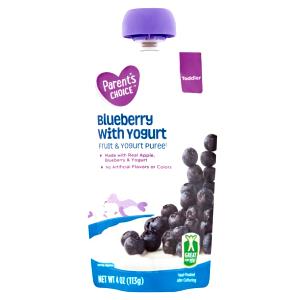 1 container (113 g) Blueberry Yogurt