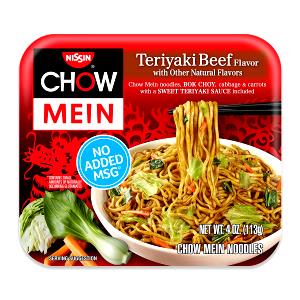 1 container (113 g) Chow Mein Teriyaki Beef Flavor