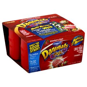 1 container (113 g) Danimals Crush Cups Lowfat Yogurt - Cherry