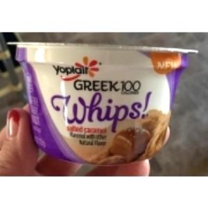 1 container (113 g) Greek 100 Whips - Salted Caramel