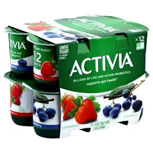 1 container (113 g) Lowfat Yogurt with Probiotics - Blueberry