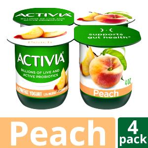 1 container (113 g) Lowfat Yogurt with Probiotics - Peach