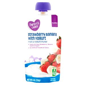 1 container (113 g) Strawberry Banana Yogurt