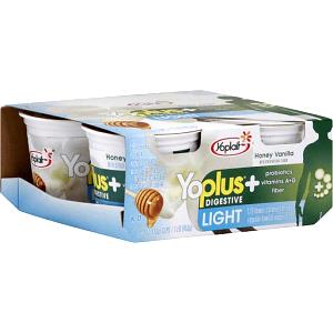 1 container (113 g) YoPlus Digestive Light - Honey Vanilla