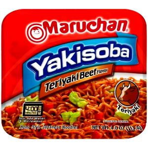 1 container (113.4 g) Yakisoba - Teriyaki Beef