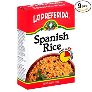 1 container (125 g) Ready to Serve Spanish Rice Mix