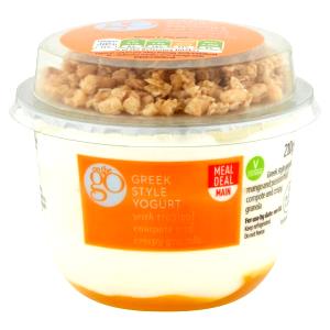 1 container (130 g) Low Fat Apricot Mango Yogurt with Granola