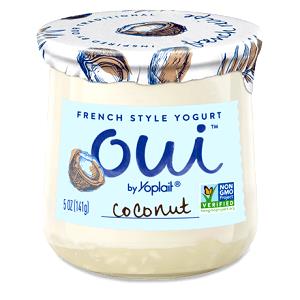 1 container (141 g) Oui French Style Yogurt - Coconut