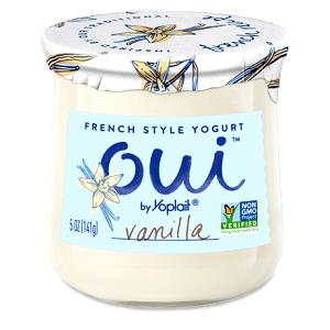 1 container (141 g) Oui French Style Yogurt - Vanilla