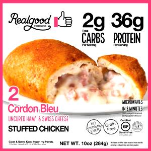 1 container (142 g) Chicken Cordon Bleu