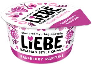 1 container (150 g) Bavarian Style Quark Raspberry Rapture