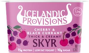 1 container (150 g) Cherry Black Currant Skyr