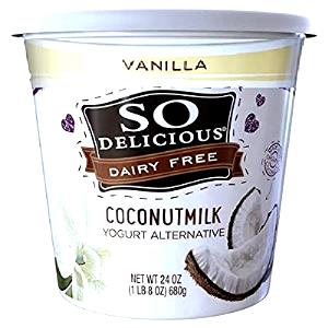 1 container (150 g) Coconut Milk Yogurt - Vanilla