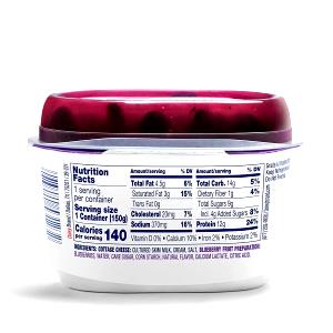 1 container (150 g) Cottage Cheese with Blueberries