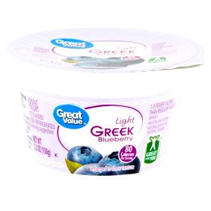 1 container (150 g) Greek Nonfat Yogurt Blueberry