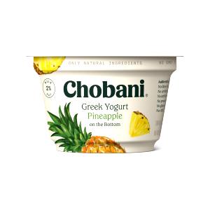 1 container (150 g) Greek Nonfat Yogurt Pineapple on The Bottom