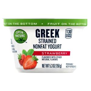 1 container (150 g) Greek Strained Nonfat Yogurt - Strawberry