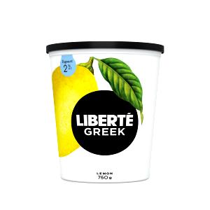 1 container (150 g) Liberte Lemon Greek Yogurt