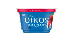 1 container (150 g) Oikos Traditional Greek Yogurt - Raspberry