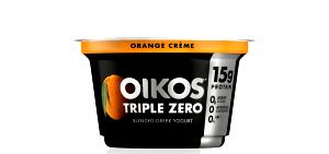 1 container (150 g) Oikos Triple Zero - Orange Creme