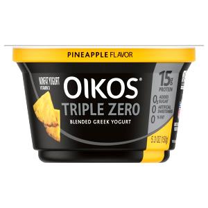 1 container (150 g) Oikos Triple Zero - Pineapple