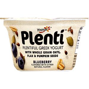 1 container (155 g) Plenti Plentiful Greek Yogurt Blueberry