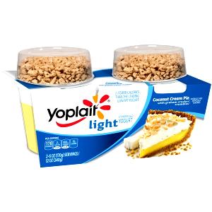 1 container (170 g) Fat Free Light Coconut Creme Pie Yogurt