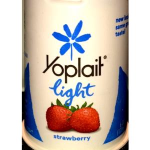 1 container (170 g) Fat Free Light Strawberry Yogurt