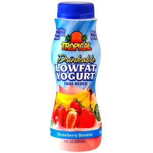 1 container (170 g) Fruit on the Bottom Low Fat Yogurt - Tropical Blend