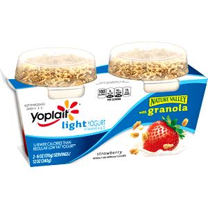 1 container (170 g) Greek Yogurt with Granola - Strawberry