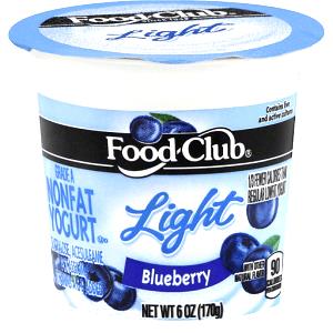 1 container (170 g) Light Blueberry Yogurt