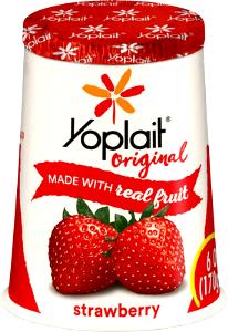 1 container (170 g) Lowfat Strawberry Yogurt (6 oz)